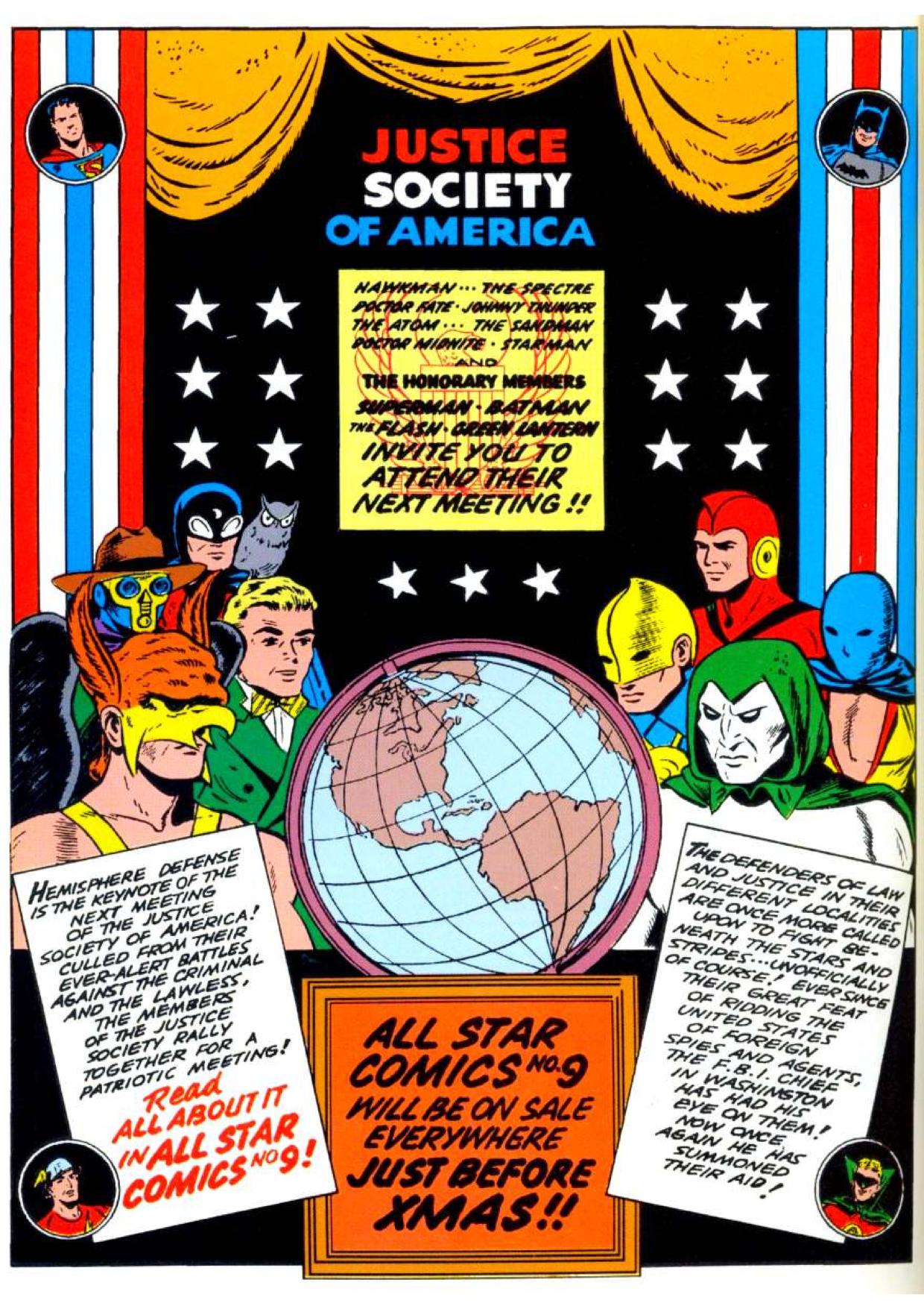 Advertisement: All Star Comics #8 (October 1941). DC Comics. 