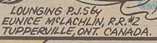 Note: Ginger #10 (July 1954). Archie Comics. Detail.